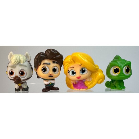 Disney Doorables Series 4 Tangled Rapunzel UltraRare‎ Maximus Flynn Rider Pascal - Picture 1 of 11
